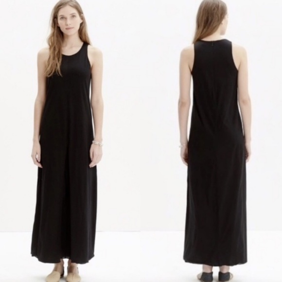 cotton tank maxi dress